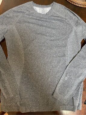 Figs Women's Gray Salta Seamless Underscrub - Large